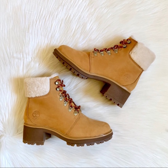 Timberland Wheat Kinsley Waterproof Mid Hiker Boot - Picture 5 of 7